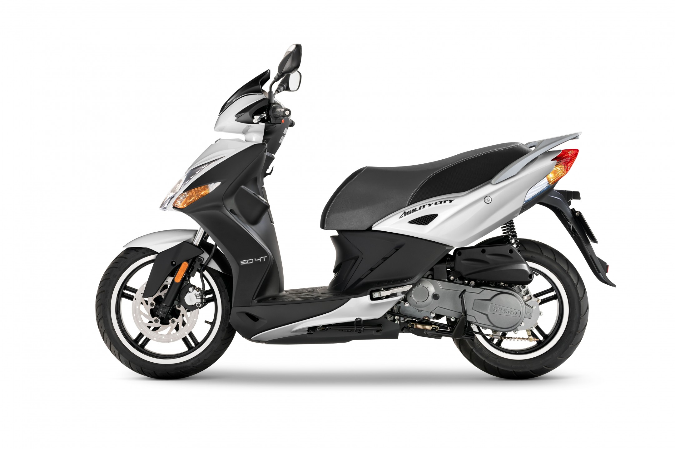 Agility City 50, en blanco. KYMCO España