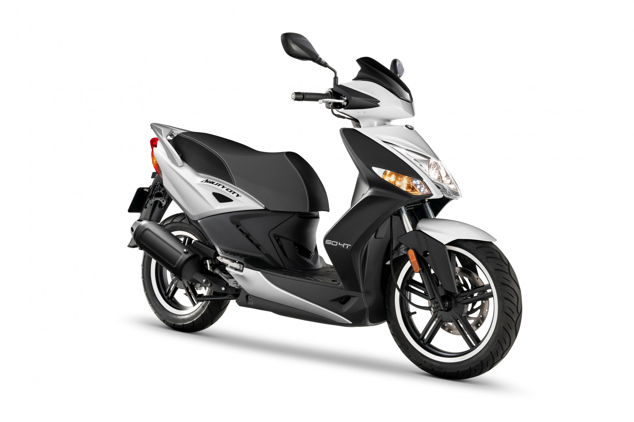 Agility City 50, en blanco. KYMCO España