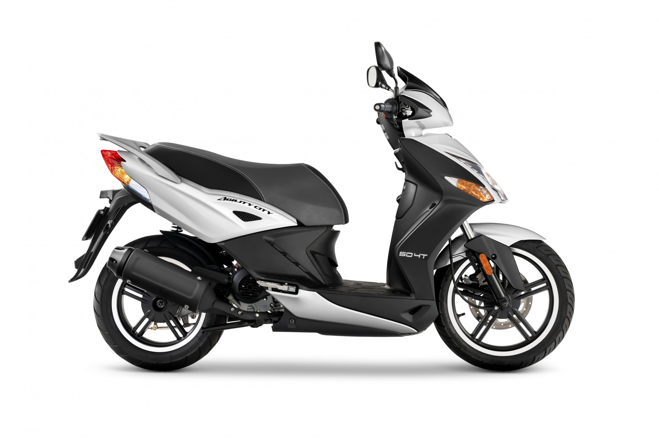 Agility City 50, en blanco. KYMCO España