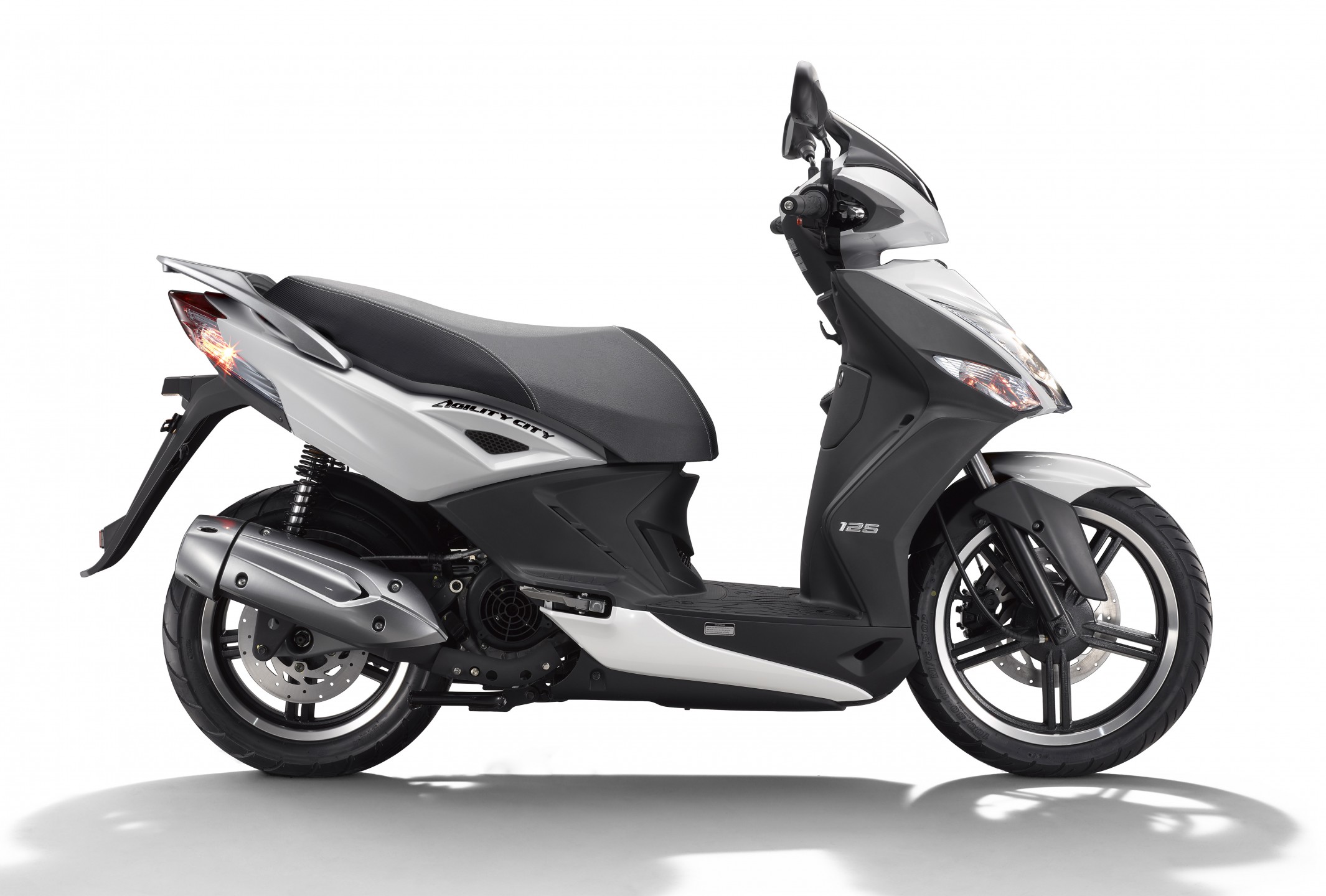 Agility City 125, en blanco. KYMCO España