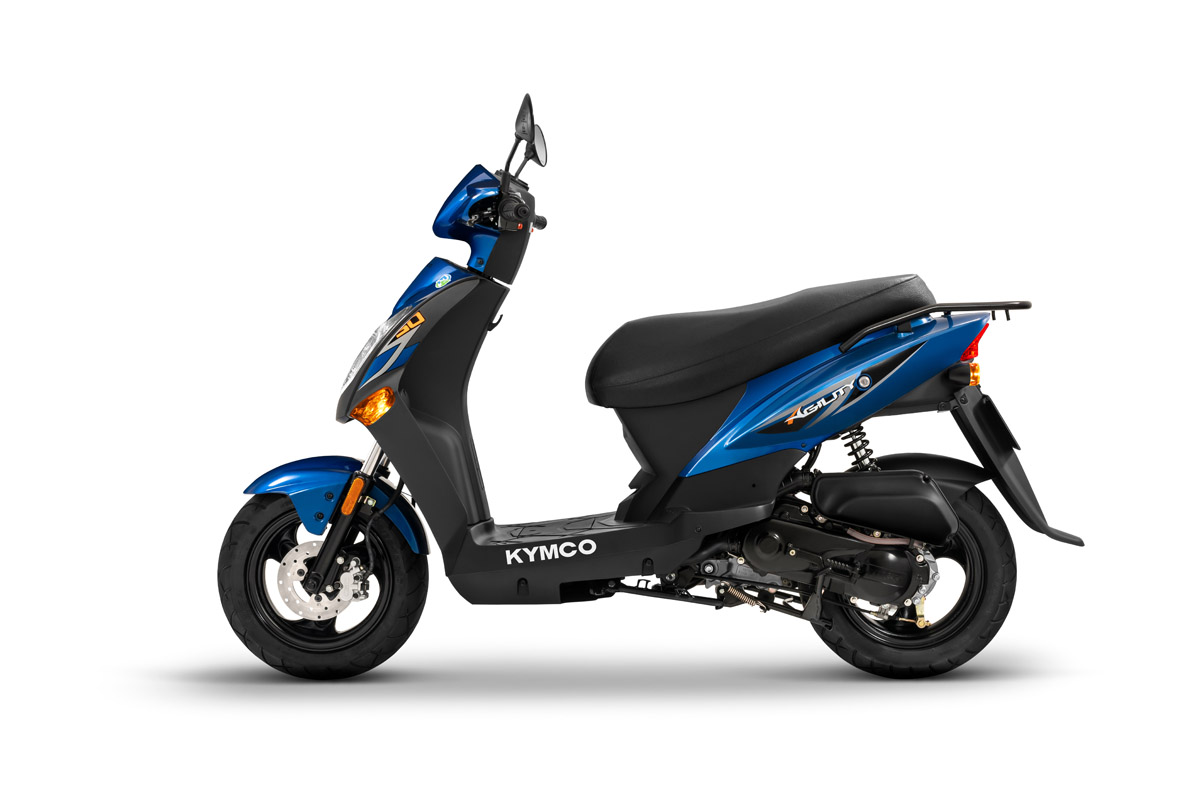 Agility 50, en azul. KYMCO España