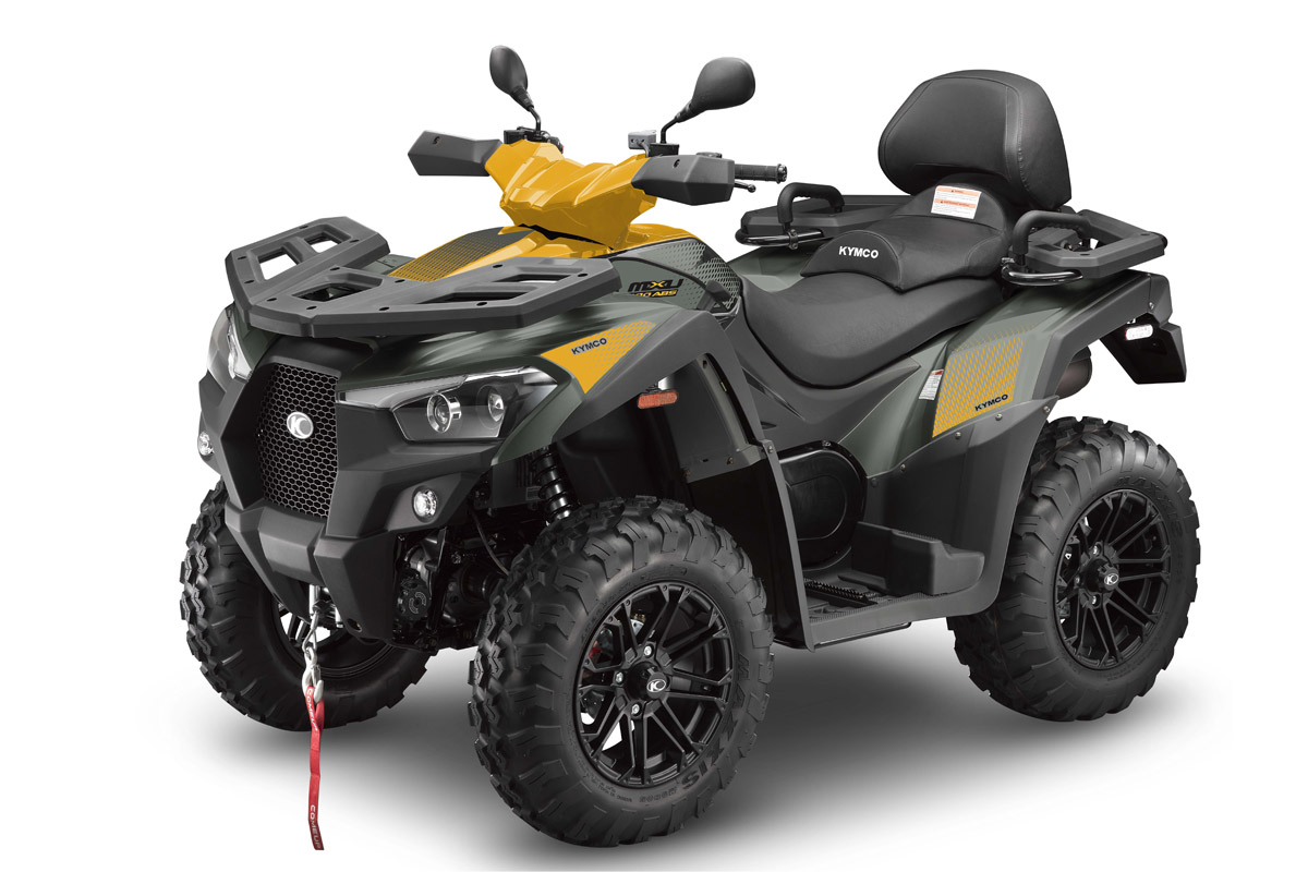 MXU 700, en su versión más innovadora con EPS y ABS, llegará a España en junio en gris/amarillo. KYMCO España