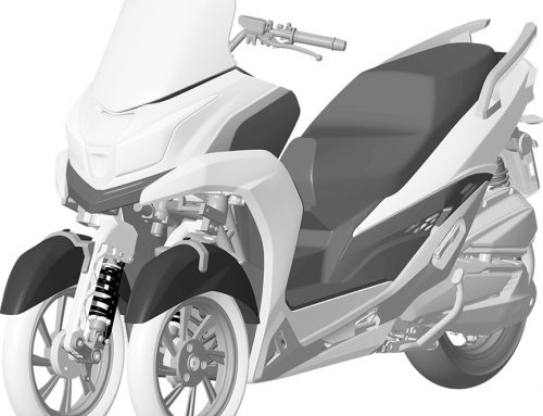 KYMCO patenta en China un nuevo scooter de 3 ruedas de cilindrada media y enfoque urbano